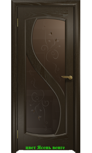 Дверь Диона-2 стекло бронзовое Лилия ДО DioDoor