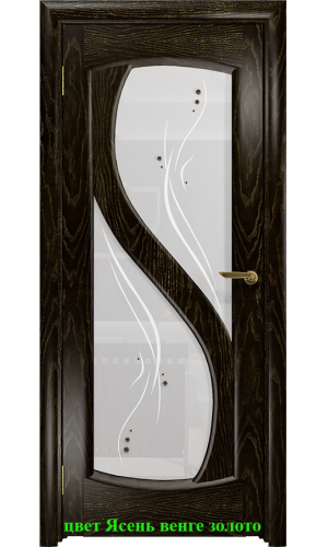 Дверь Диона-2 стекло белое Капля ДО DioDoor