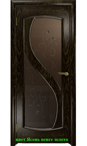 Дверь Диона-2 стекло бронзовое Лилия ДО DioDoor
