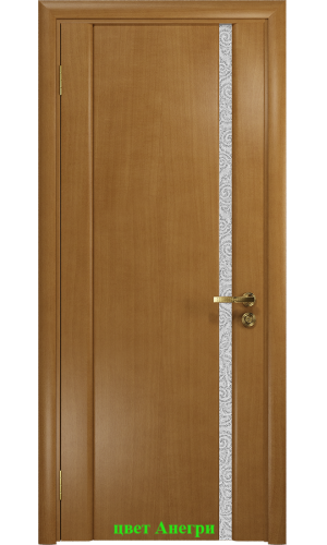 Дверь Триумф-1 триплекс белый с тканью ДО DioDoor