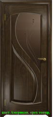Дверь Диона-1 стекло бронзовое Капля ДО DioDoor