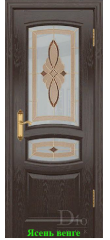 Дверь Сантанелла  светлое витраж стелла ДО DioDoor